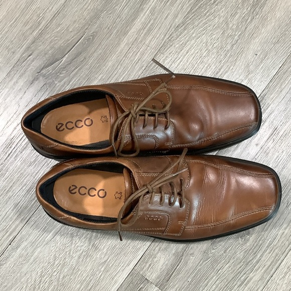 ECCO Helsinki Lace‎ Up Brown Leather Oxfords size 11 main image 6